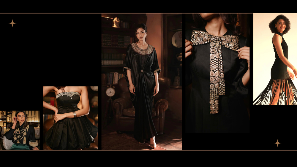 Noir Nights: Duchess Kumari’s Black Party Wear Edit 2025