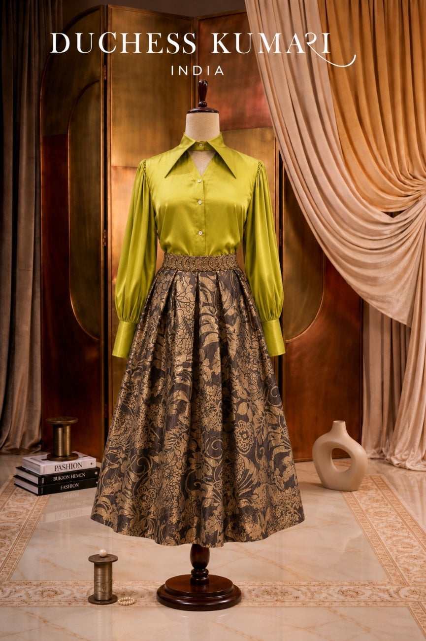 Bronze Bloom Skirt