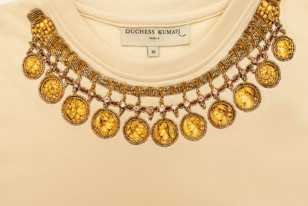 Ivory Maharani Haar Tee