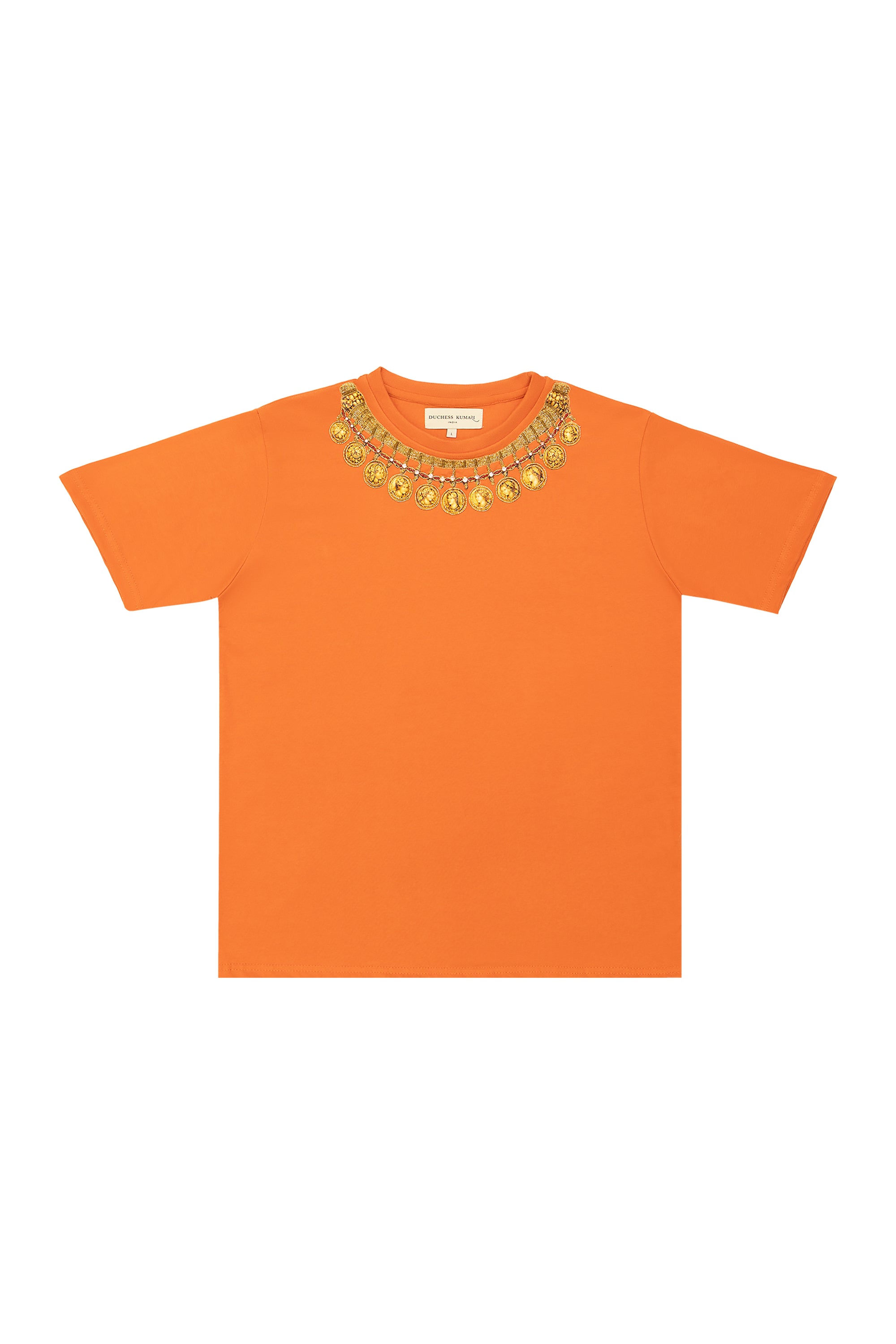Rust Orange Maharani Haar Tee