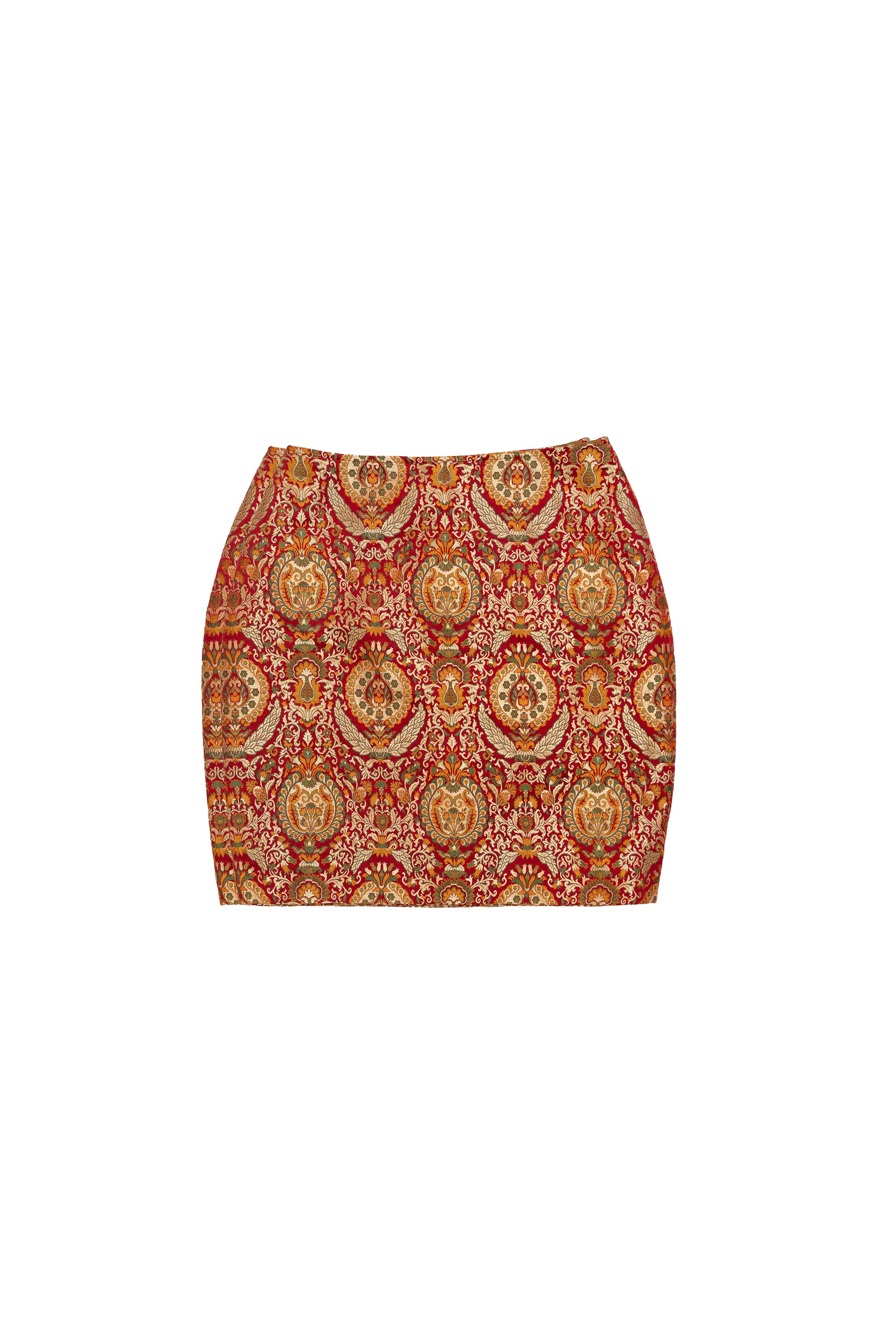 Rajkumari Brocade A-line Mini Skirt