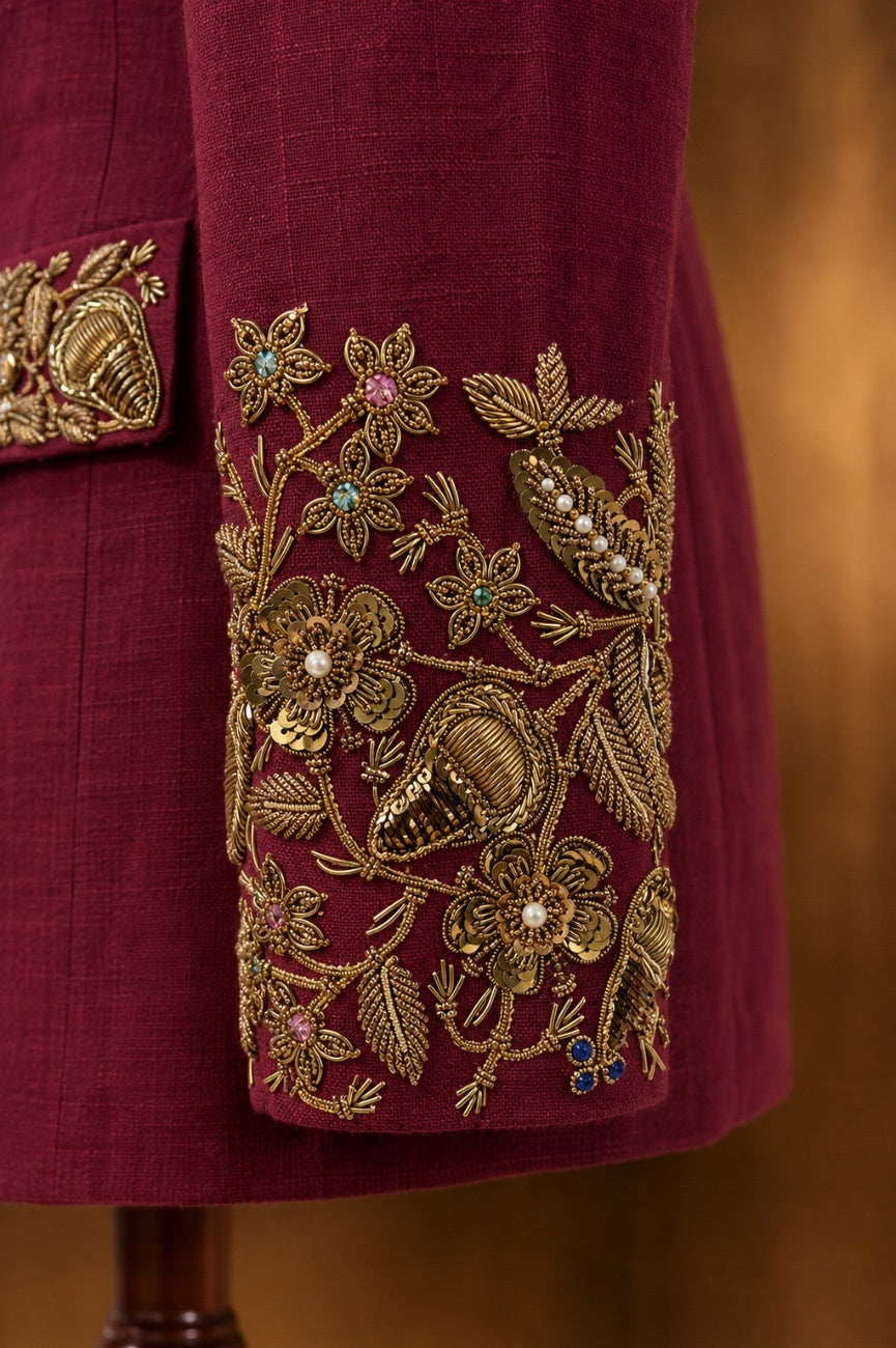 Maharani Rouge Blazer Dress