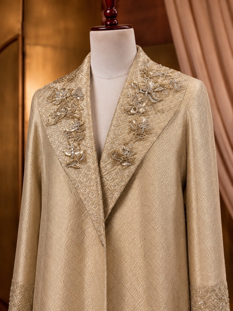Elara Brocade Coat
