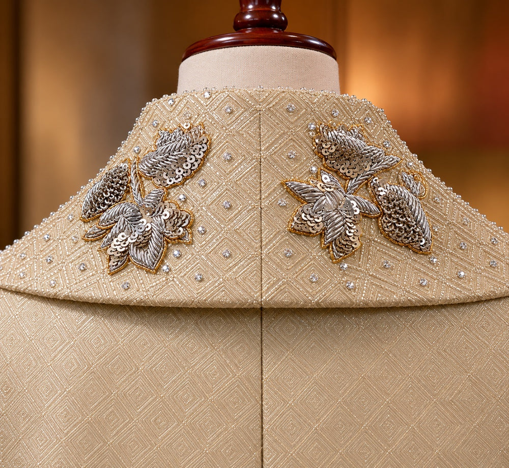 Elara Brocade Coat