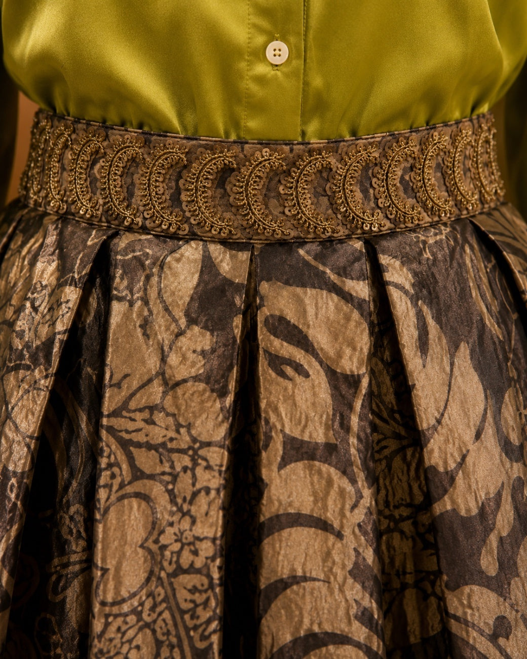 Bronze Bloom Skirt