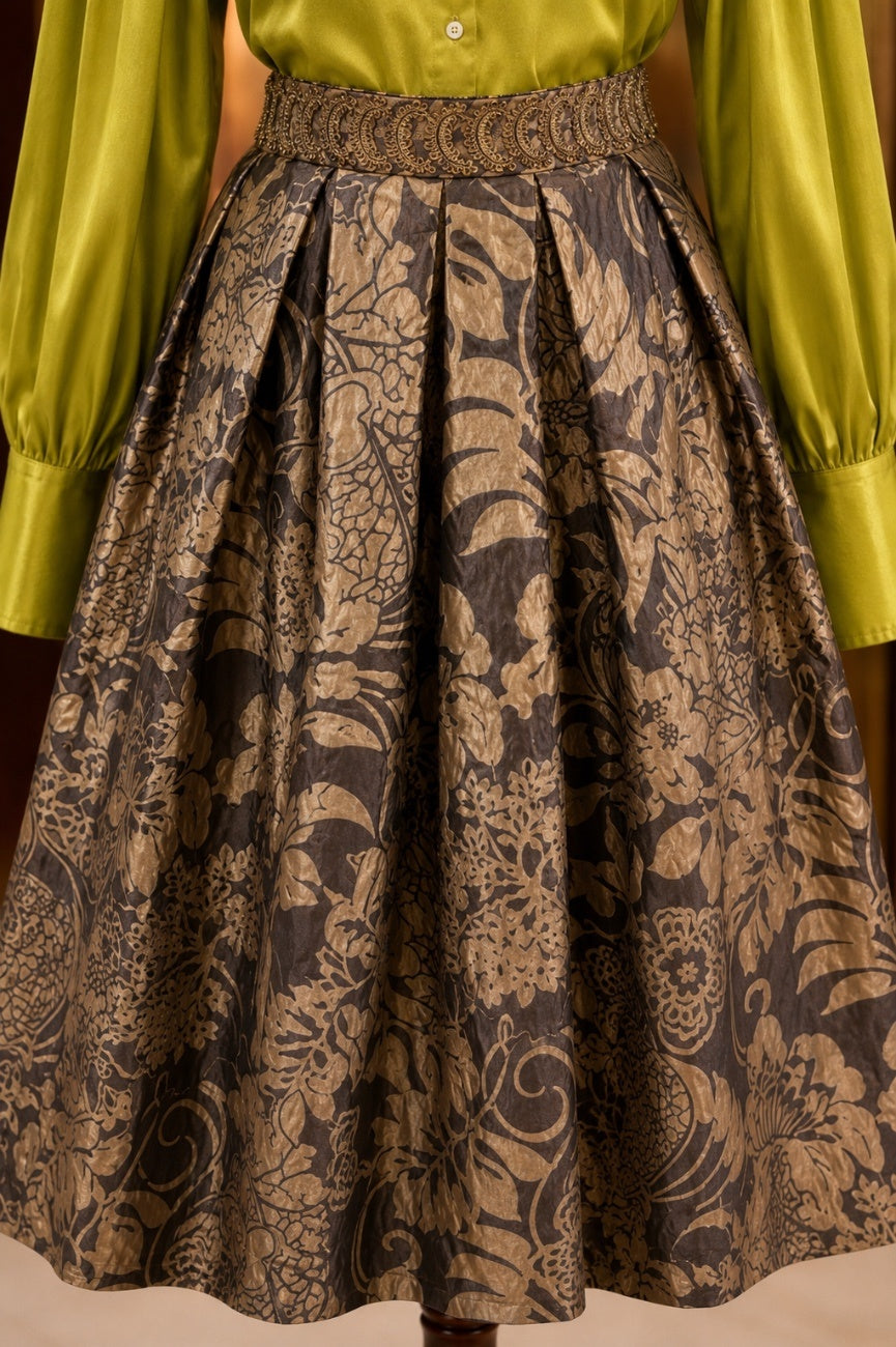 Bronze Bloom Skirt