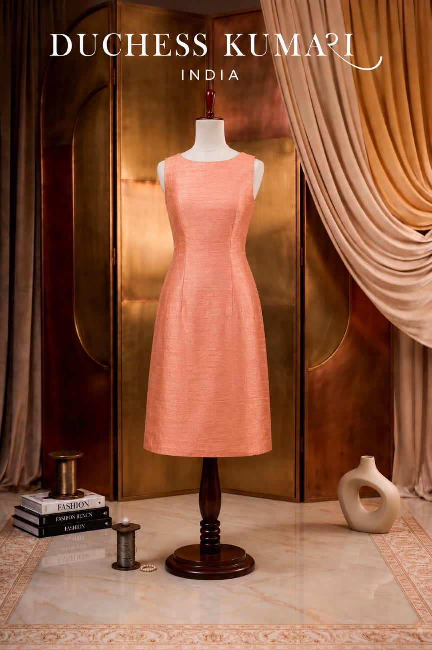 Soleil Raw Silk Dress