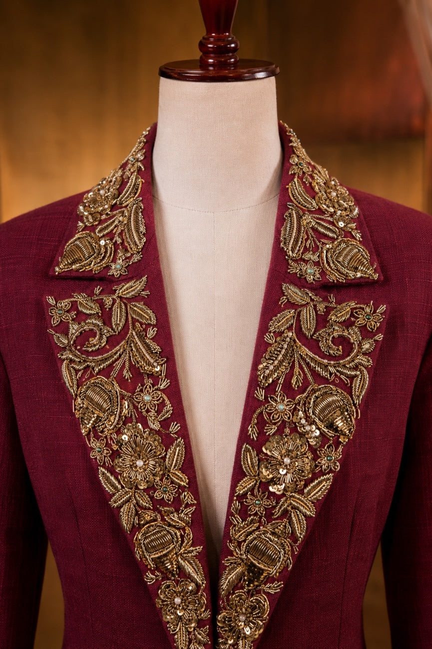 Maharani Rouge Blazer Dress - Second Image