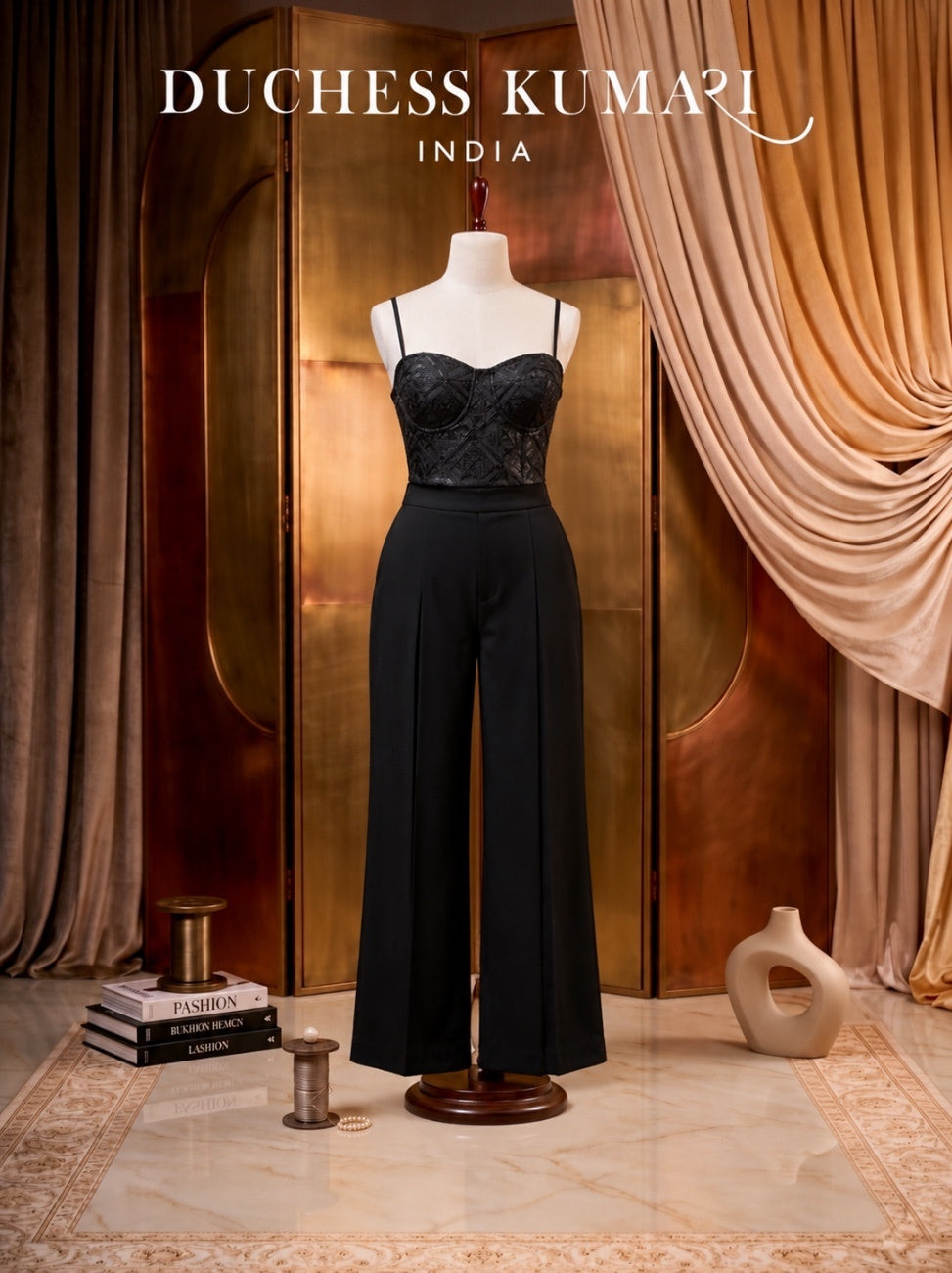 Noir Badla Corset