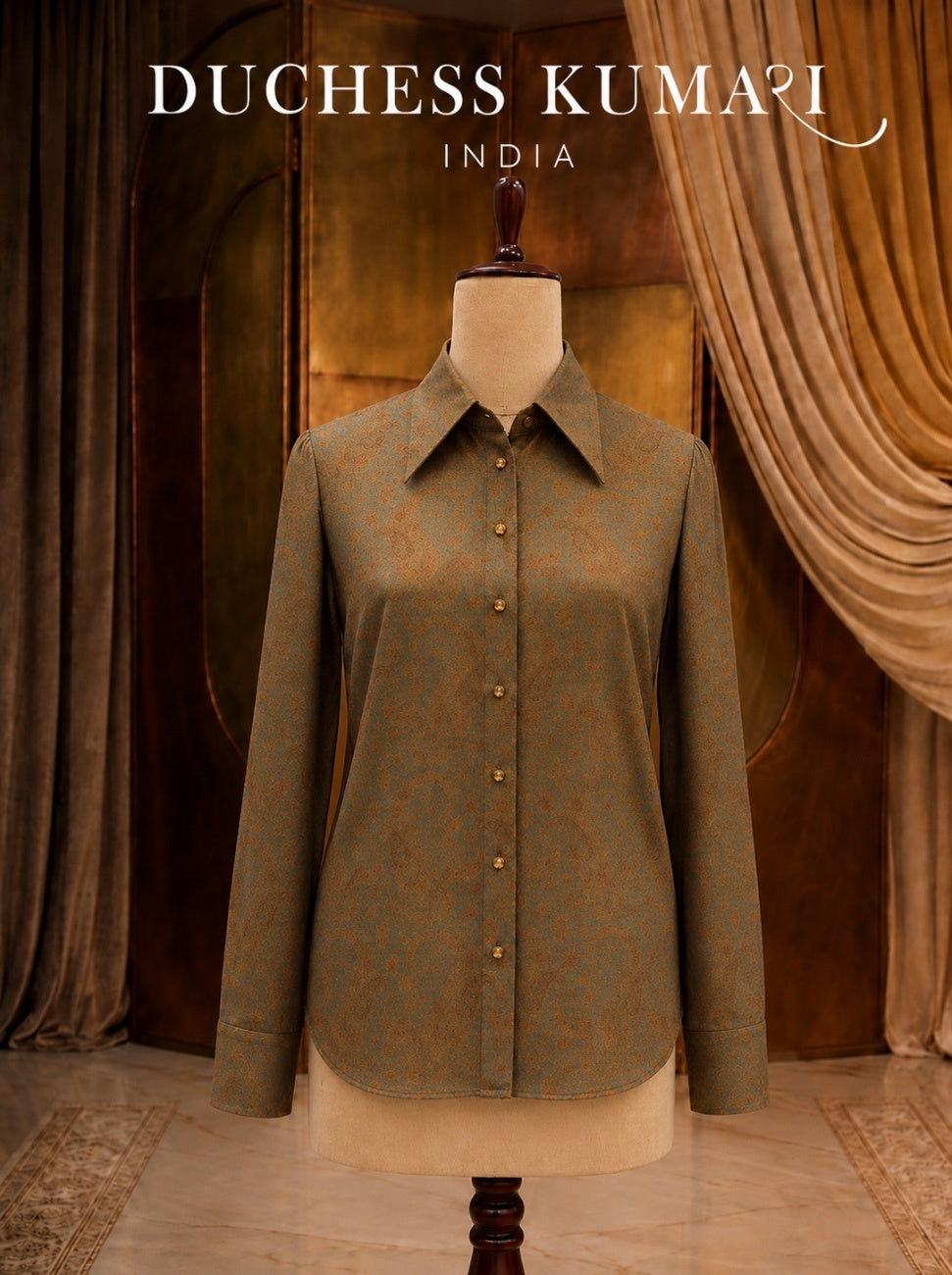 Zayra Silk Georgette Shirt