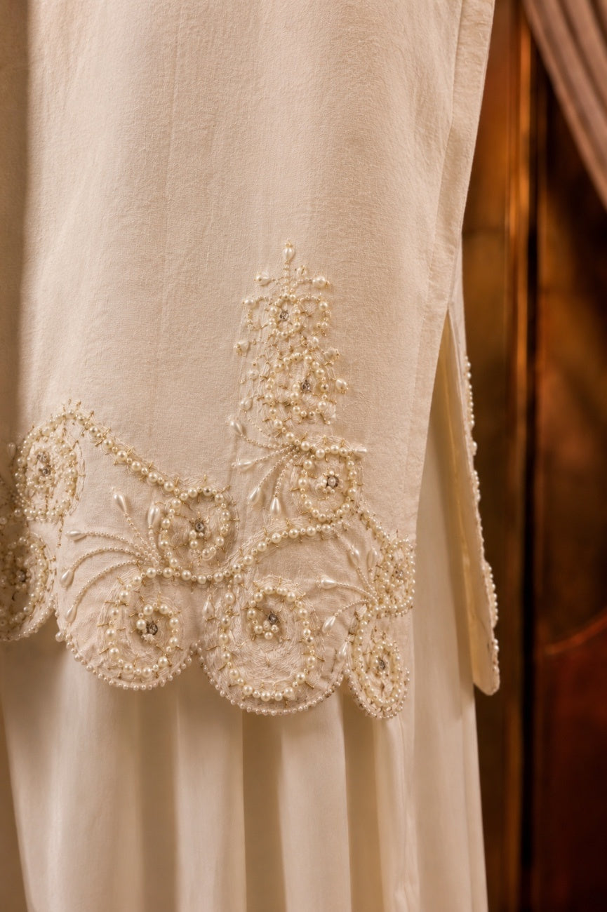 Zariah Ivory Pearl Harem Set