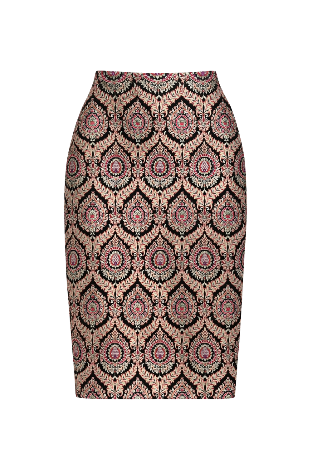 Baroque Brocade Mid-Length Skirt