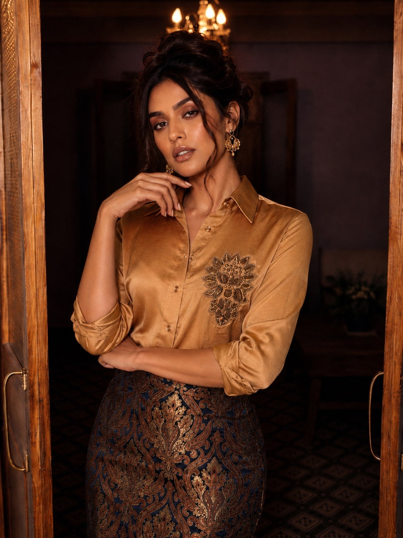 Sunheri Brocade Set