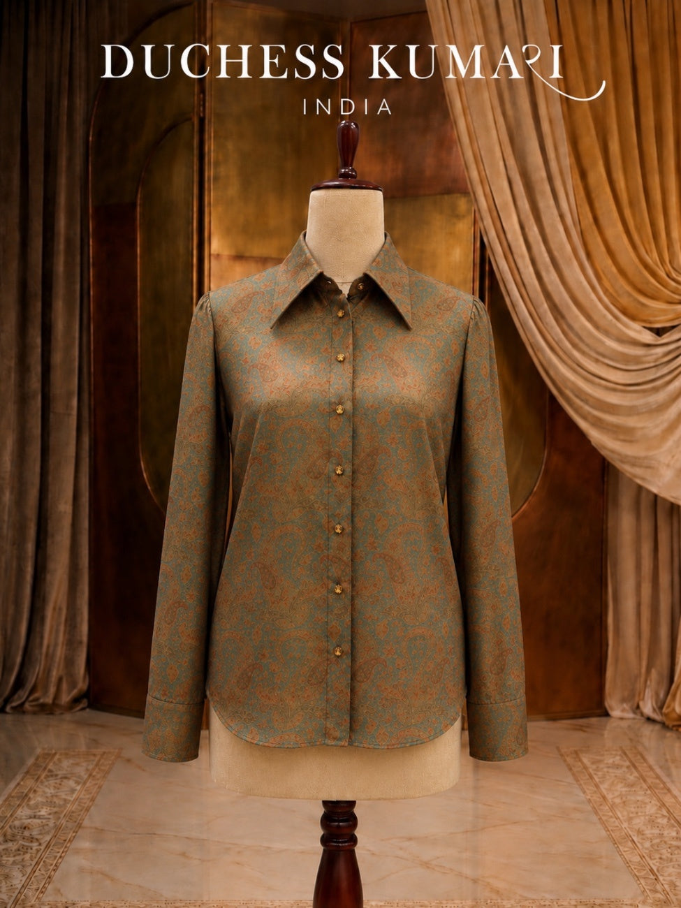Zayra Silk Georgette Shirt