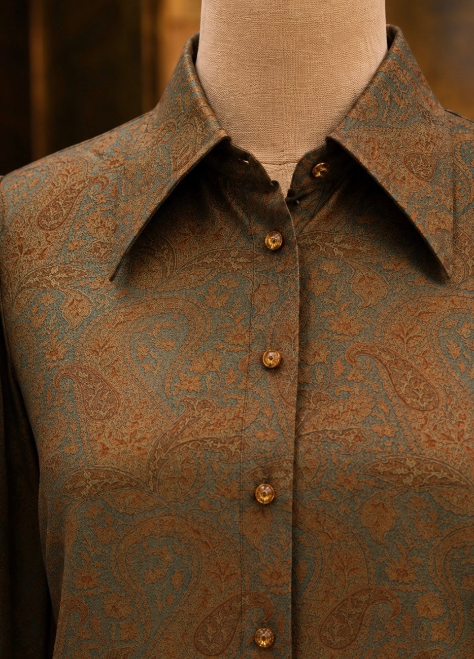 Zayra Silk Georgette Shirt