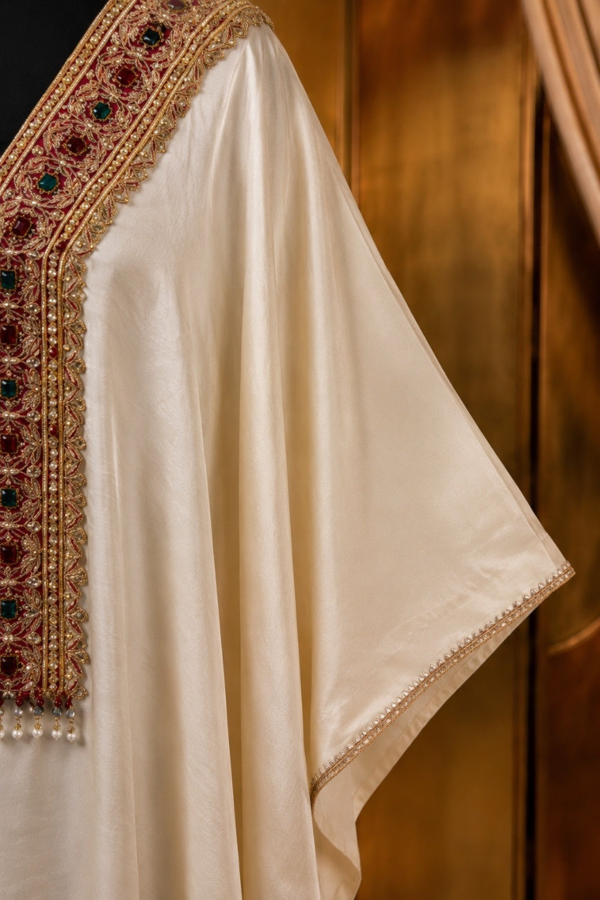 Meherza Satin Kaftan