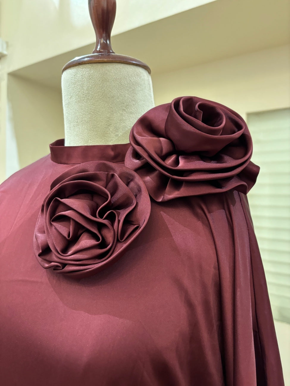 Bordeaux Rose Kaftan
