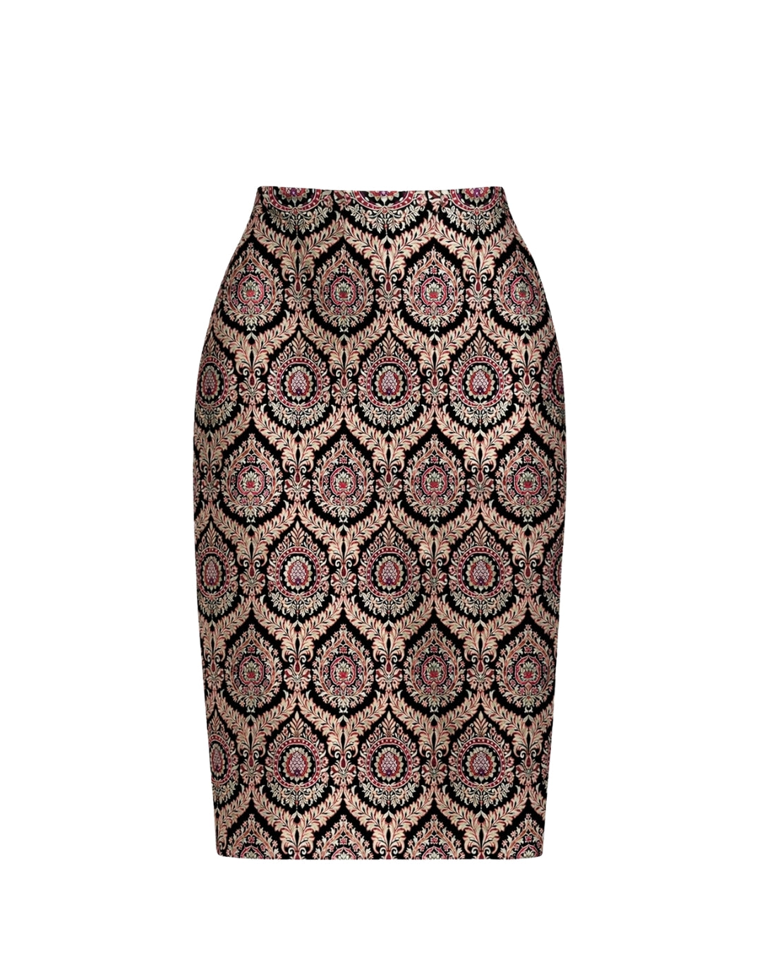 Baroque Brocade Mid-Length Skirt - Duchess Kumari