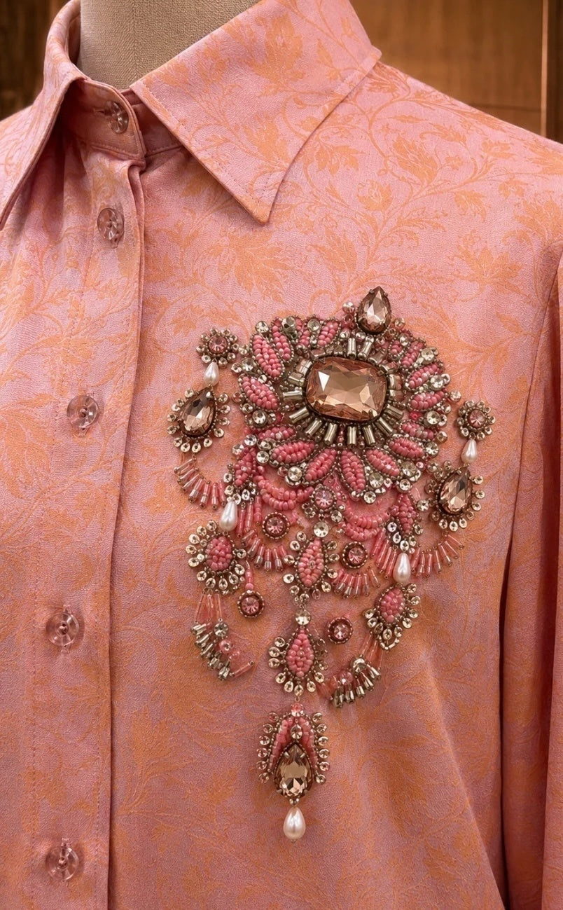 Rosaline Silk Shirt - Second Image