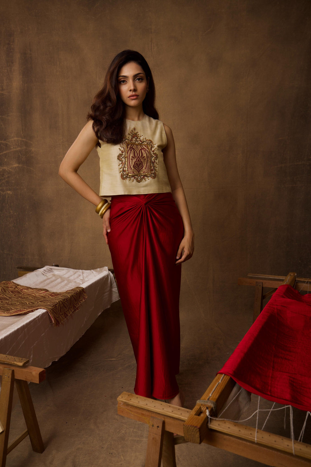 Mehrnaz Silk Set