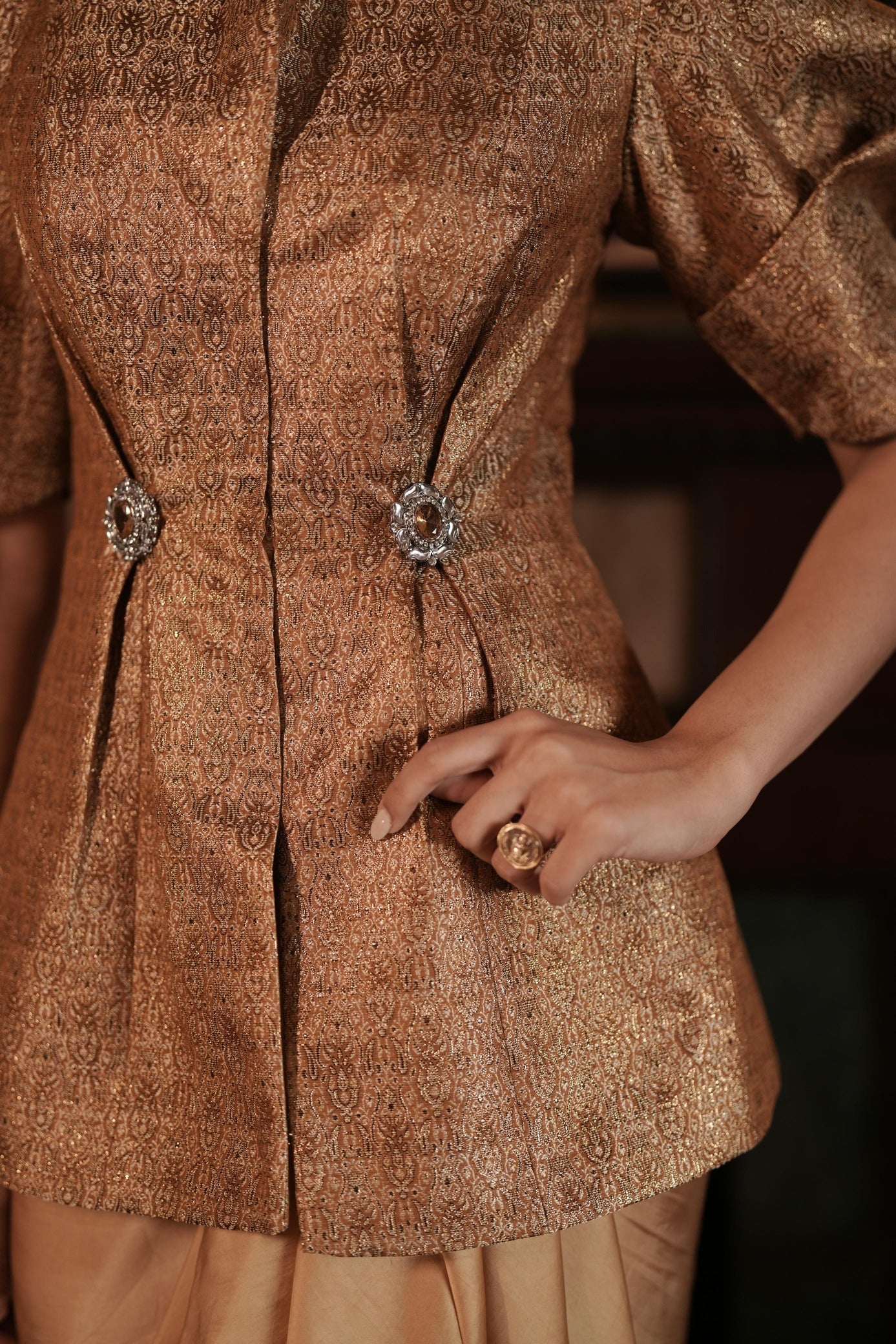 Royal Lurex Brocade Set