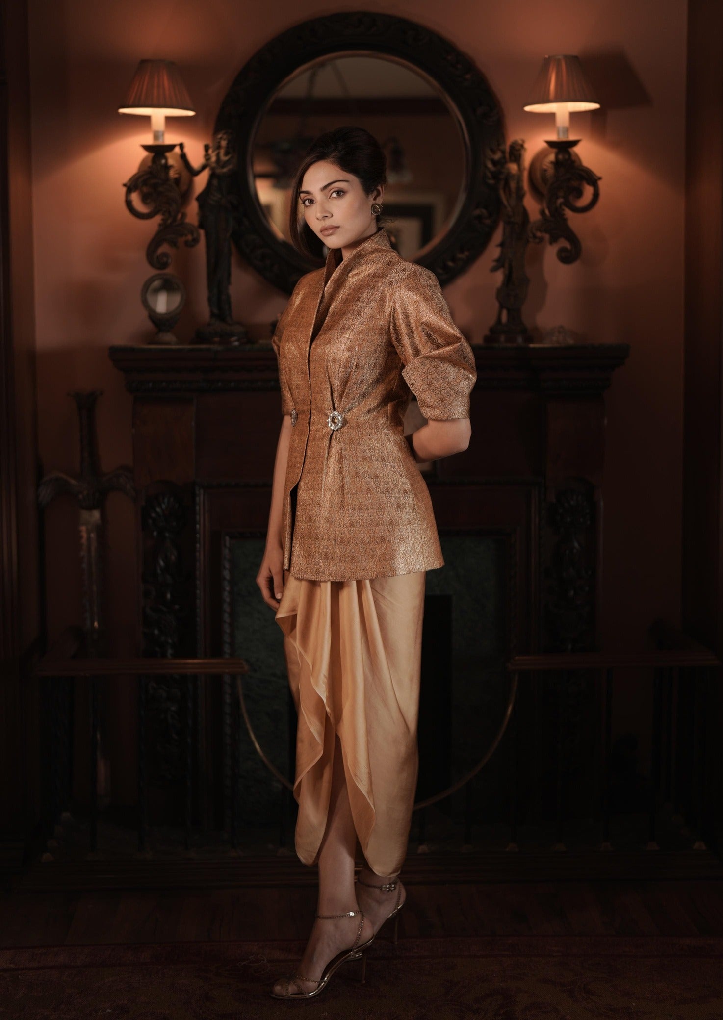 Royal Lurex Brocade Set