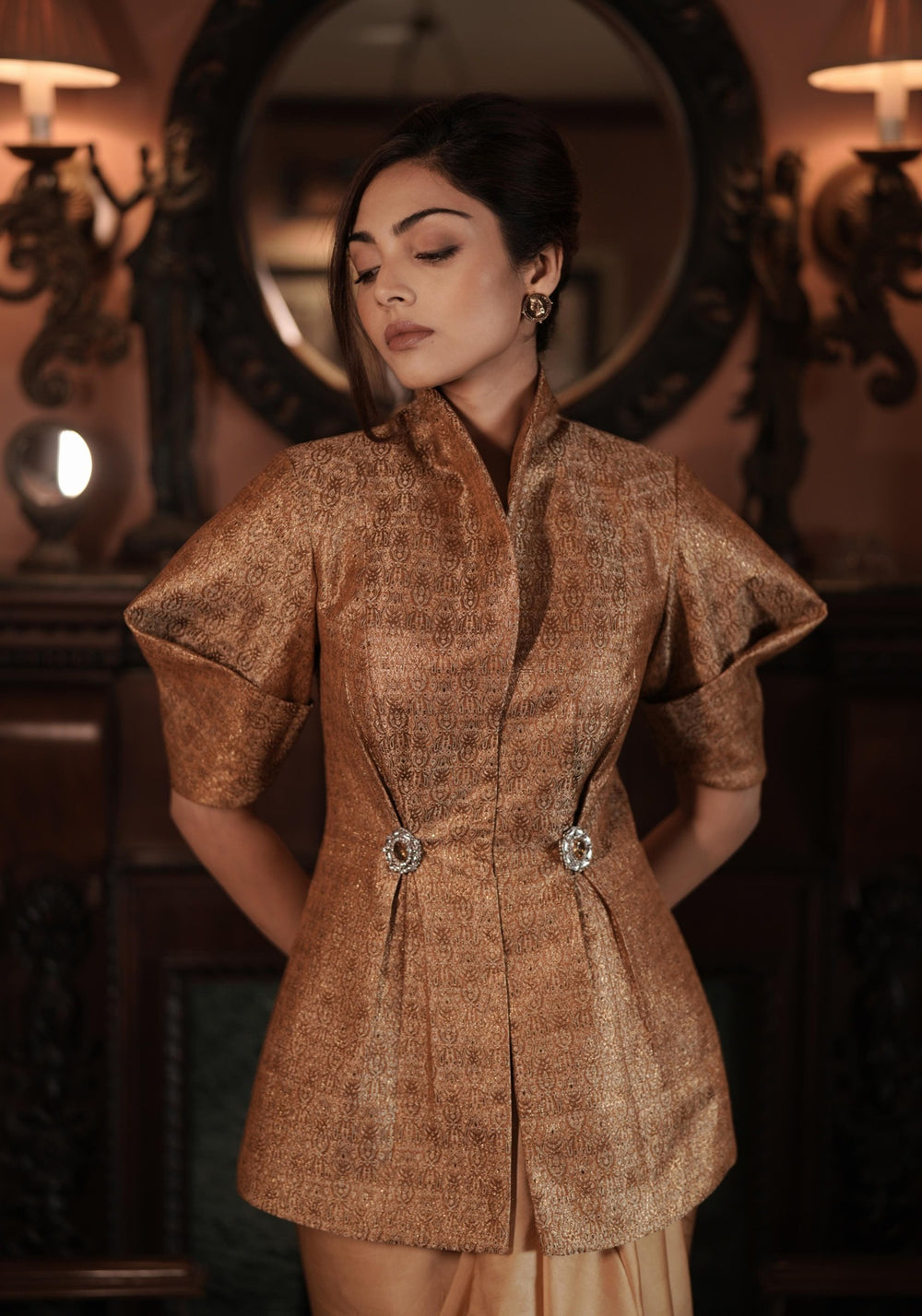 Royal Lurex Brocade Set