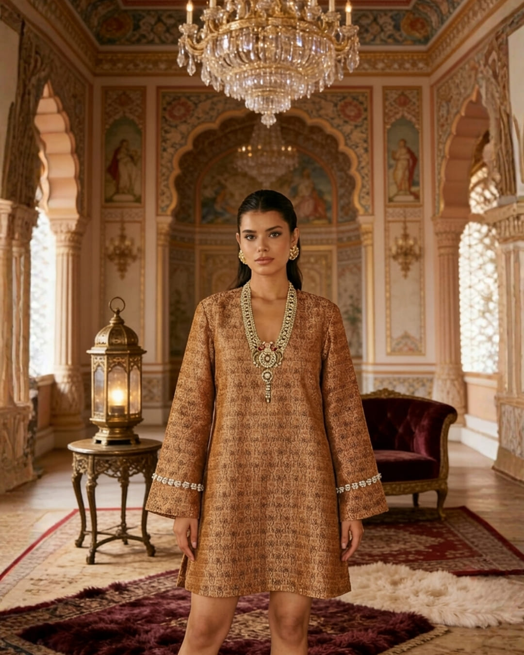 Kumari Brocade Tunic