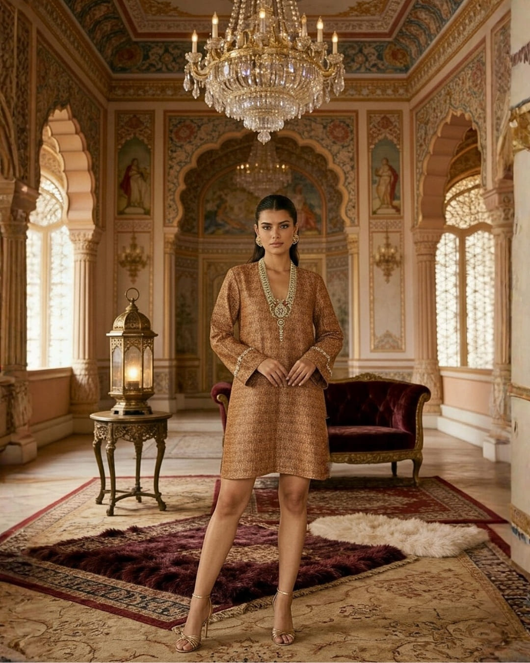 Kumari Brocade Tunic