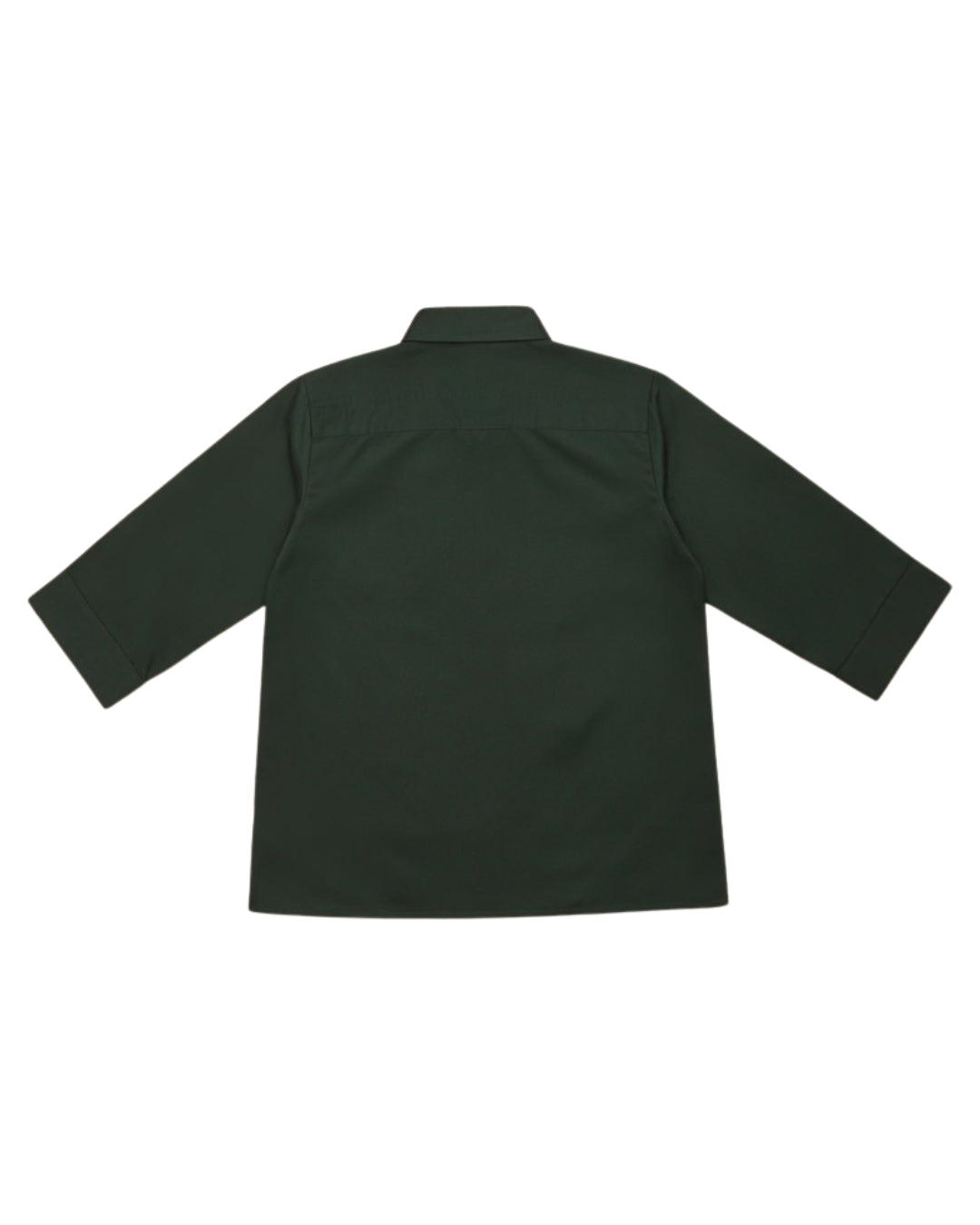 The Maharani Jewel Shirt With Collar  (Bottle Green)
