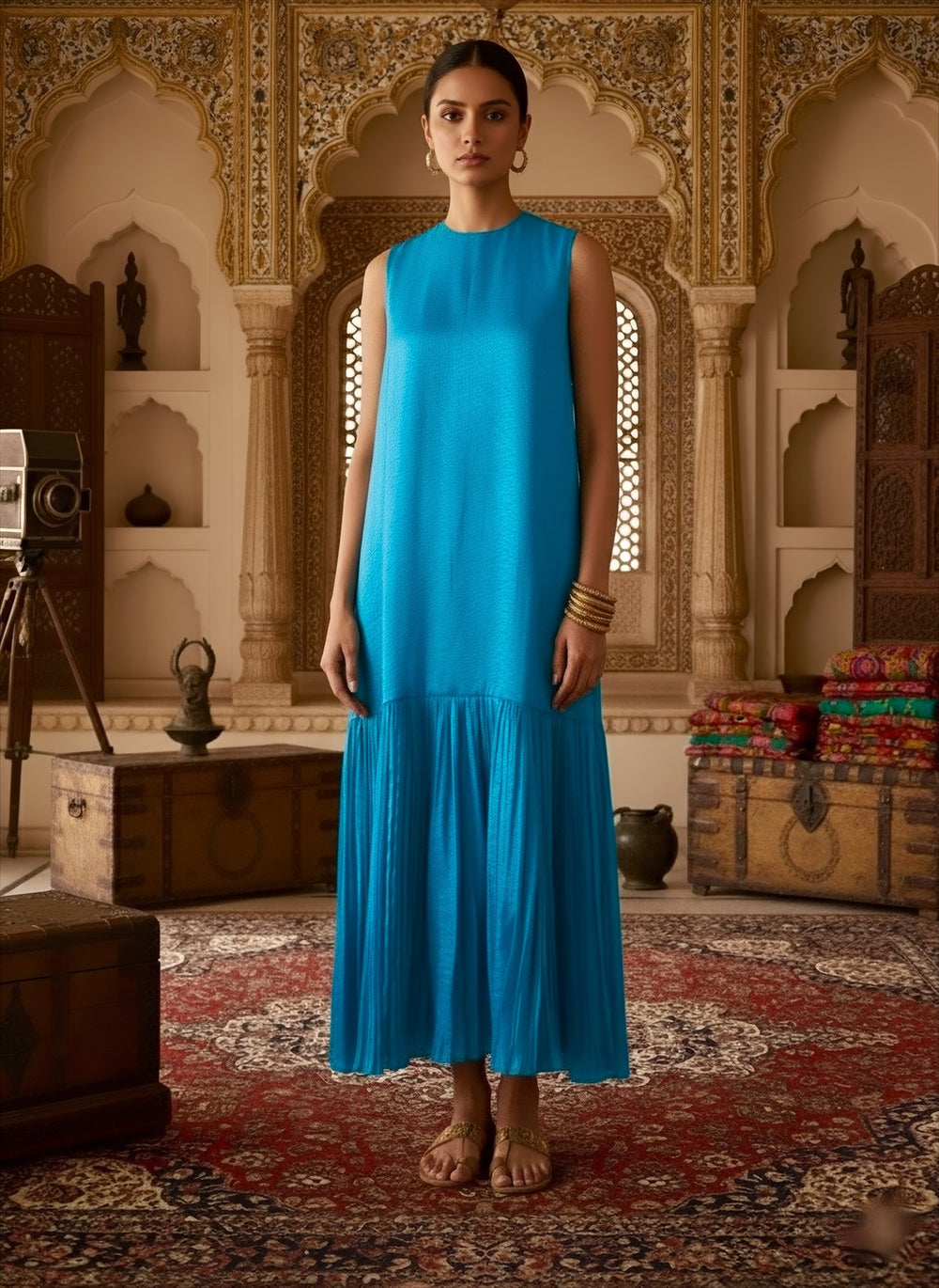 The Firoza pleated Tunic dress - Second Image