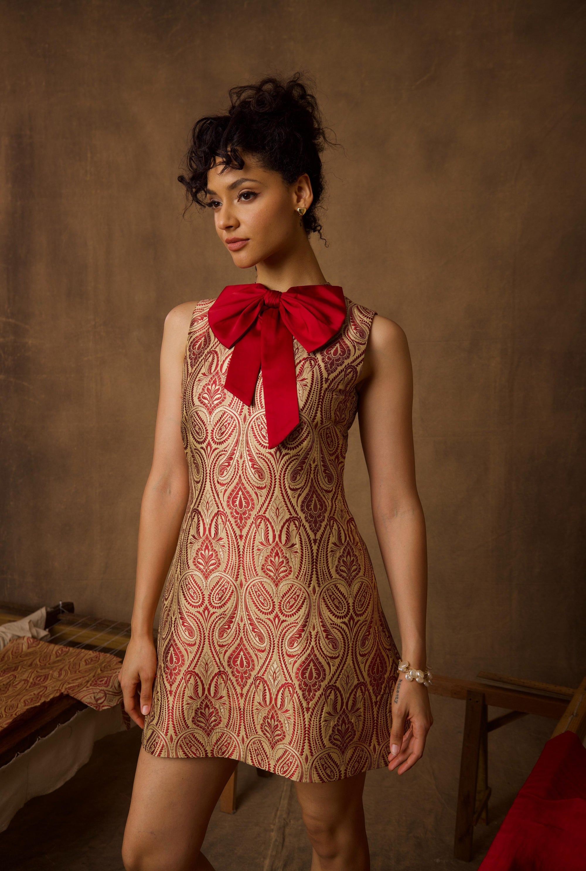 Scarlet Bow Dress