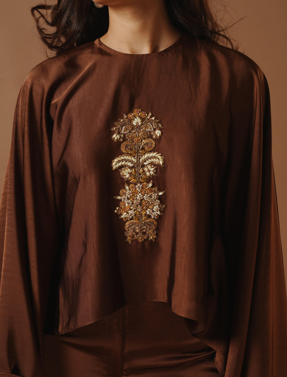 Regalia Co-ord Set Chocolate Brown