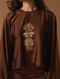 Regalia Co-ord Set Chocolate Brown