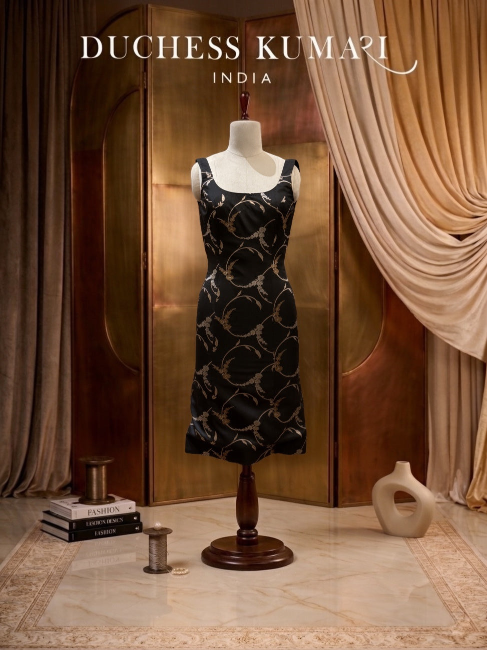 Noir Vine Dress