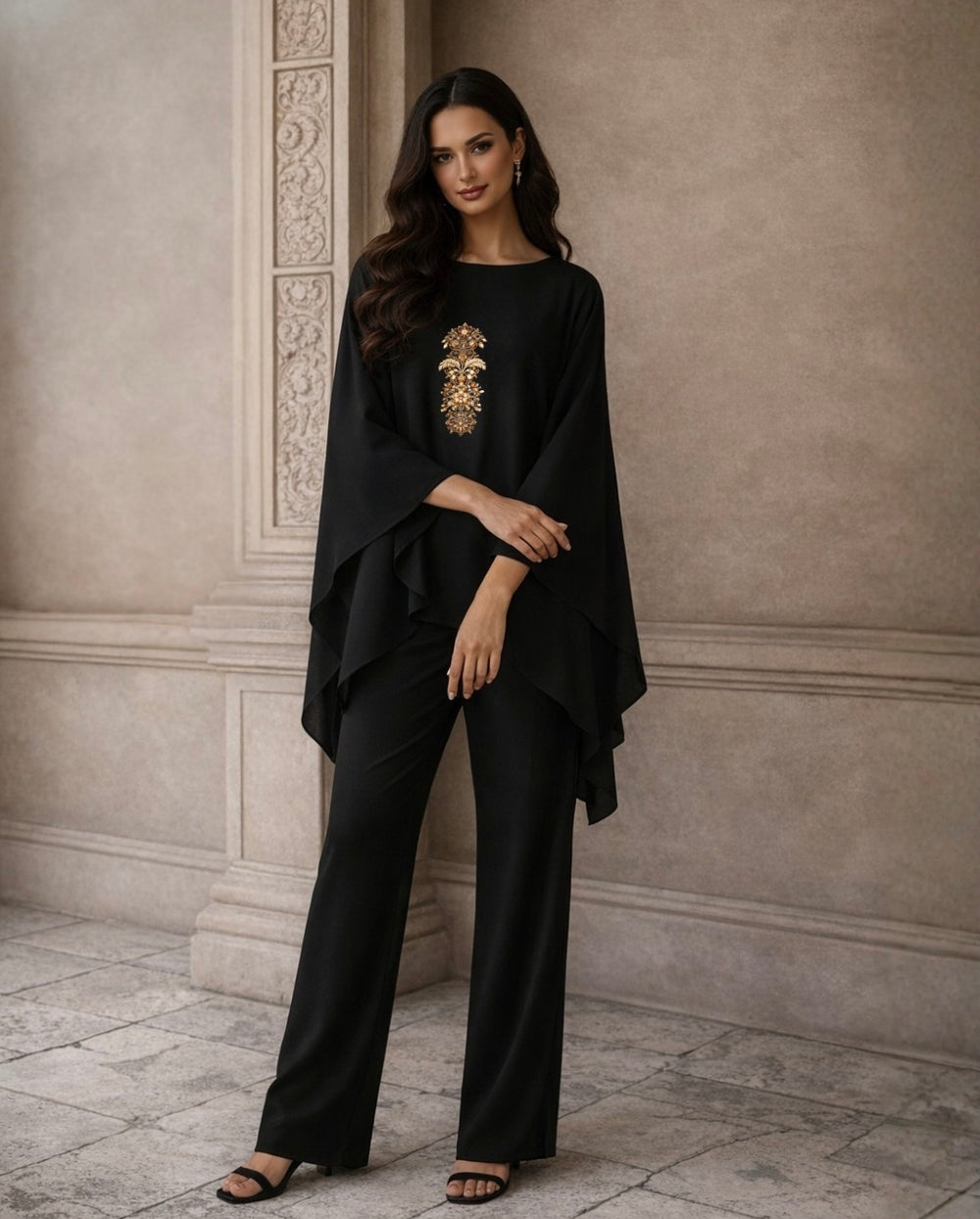 Regalia Co-ord Set Black