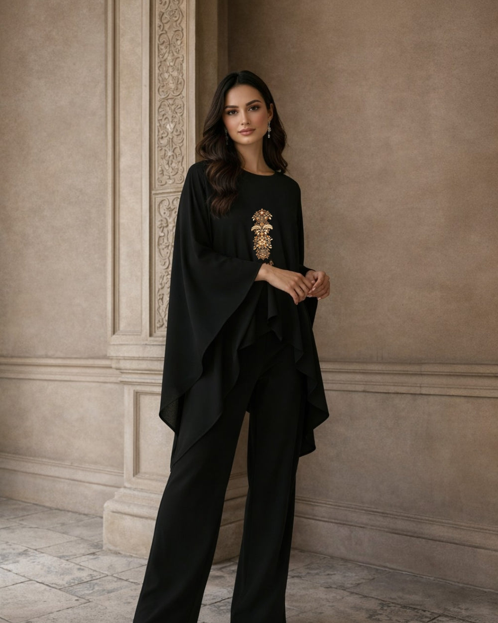 Regalia Co-ord Set Black
