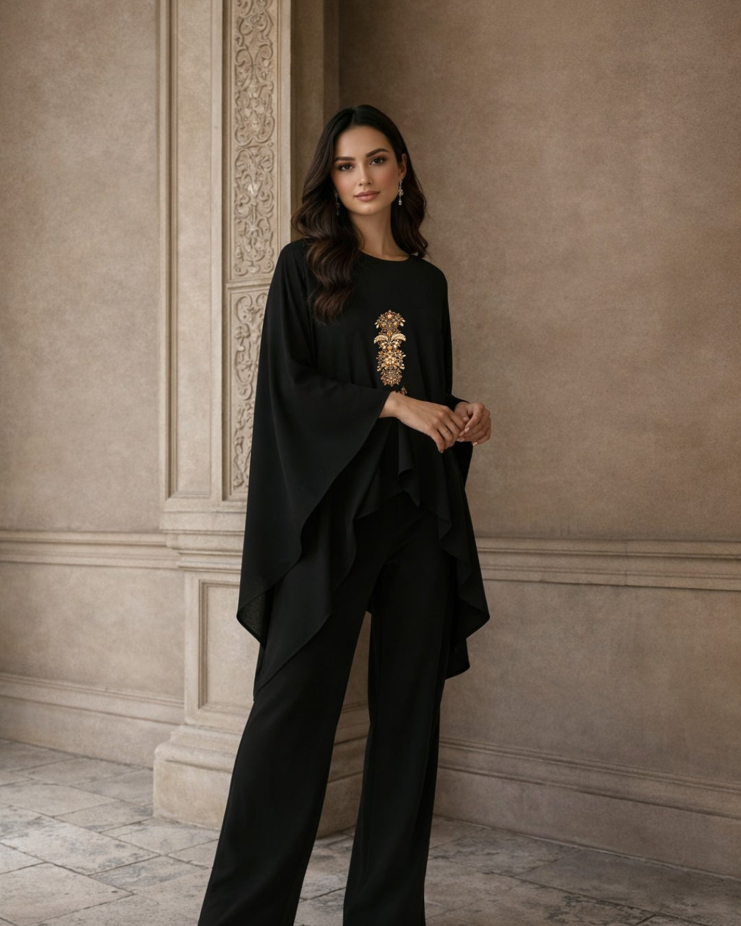 Regalia Co-ord Set Black