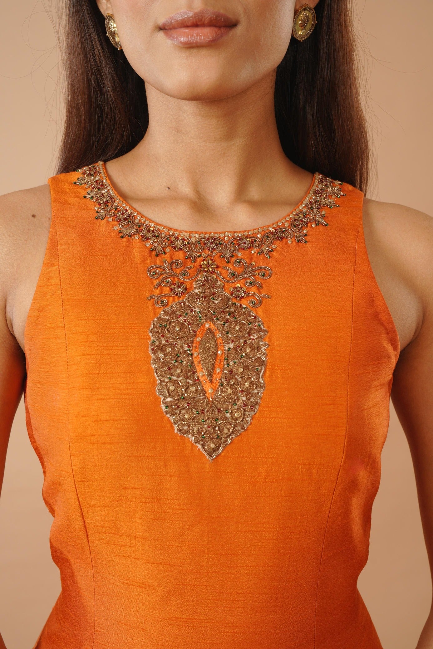 Kesariya Darbar Dress Set