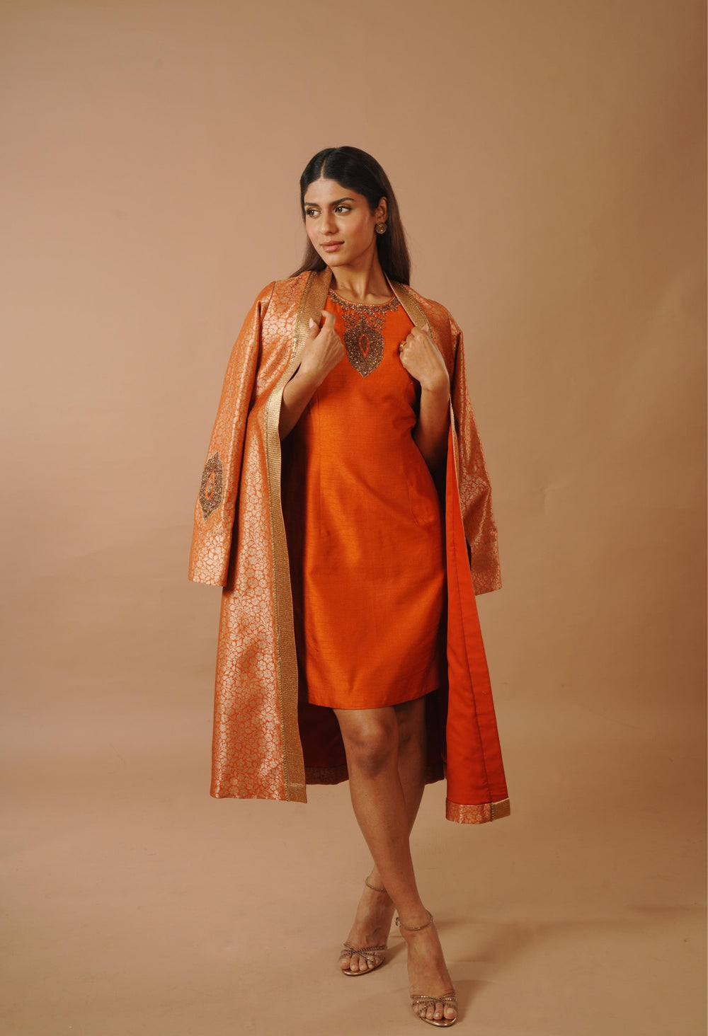 Kesariya Darbar Dress Set