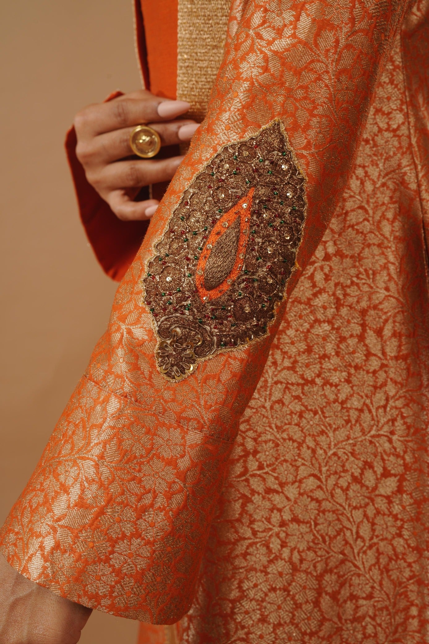 Kesariya Darbar Dress Set