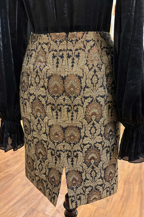 Black With Antique Gold