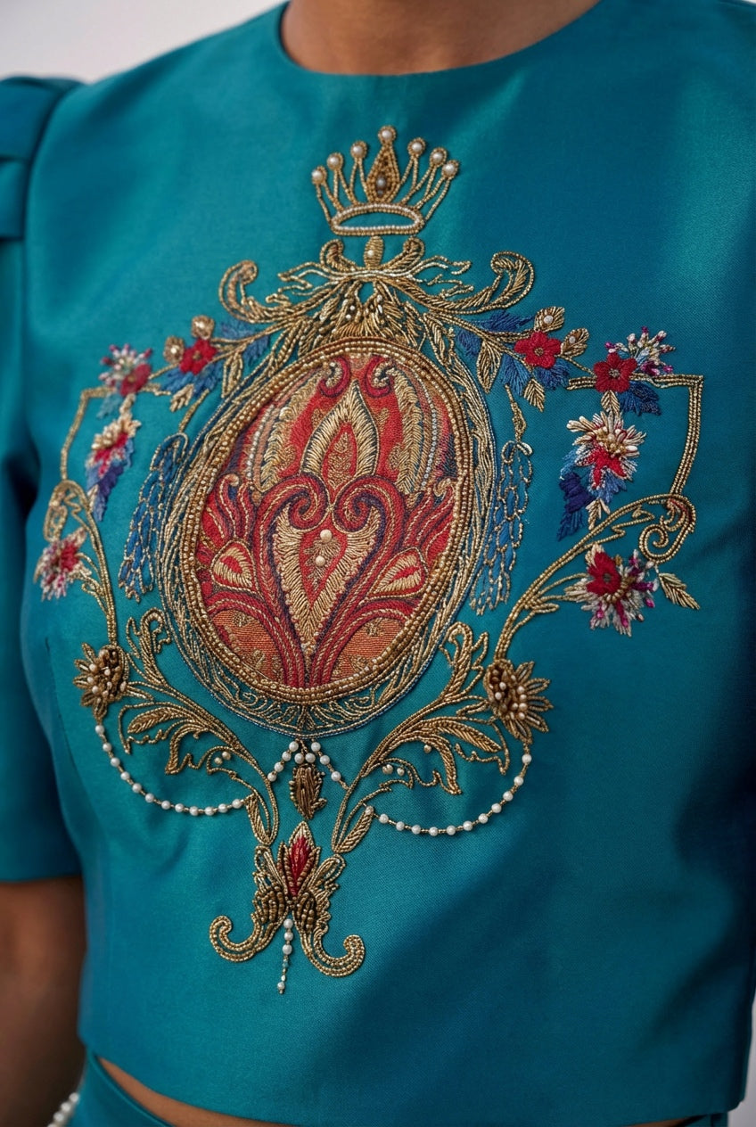 Teal Blue Emblem Set - Second Image