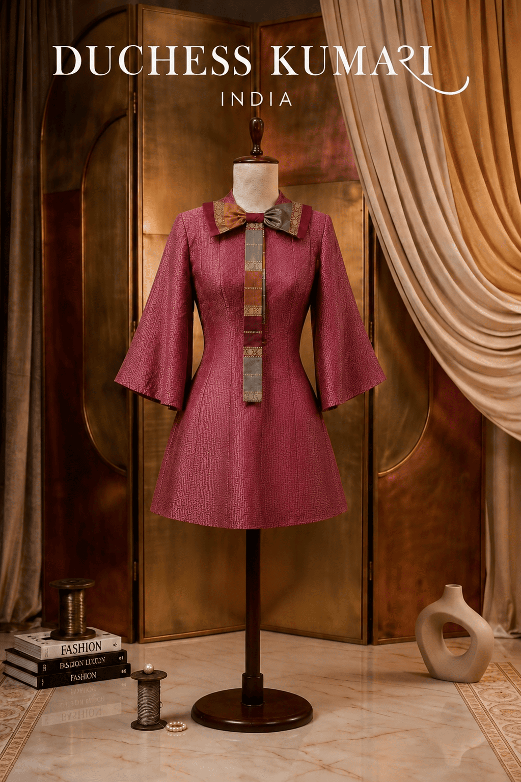 Bella Brocade Dress