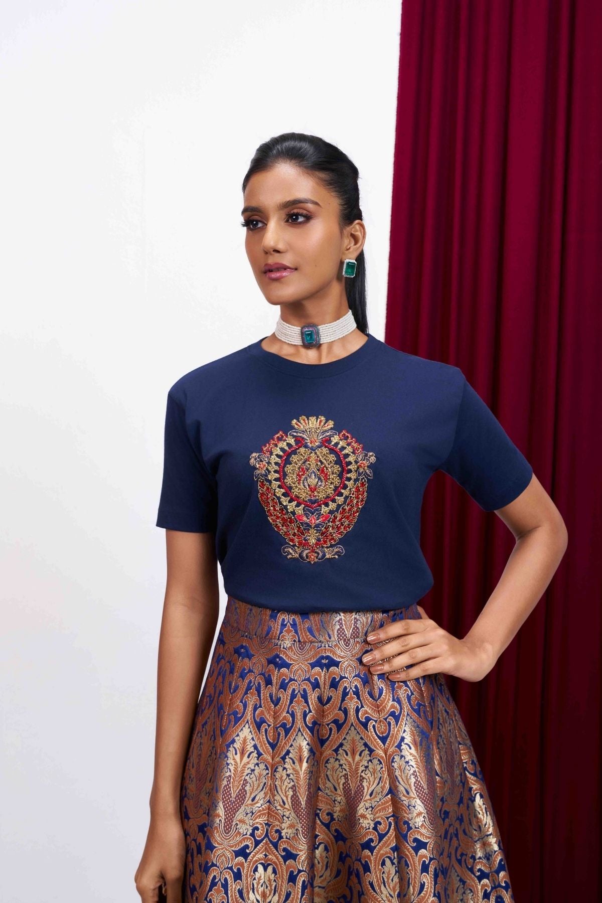 Neelam Heirloom Brocade Set