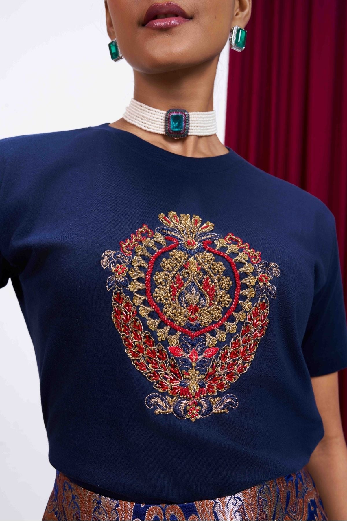 Neelam Heirloom Brocade Set
