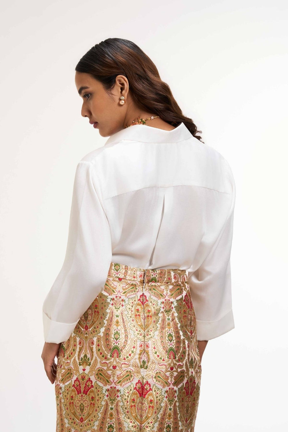 Regal Kinkhab Skirt Set