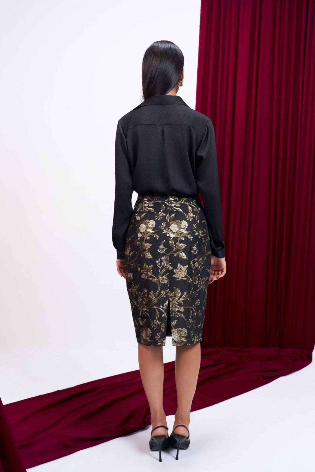 Baroque Bloom Set - Black