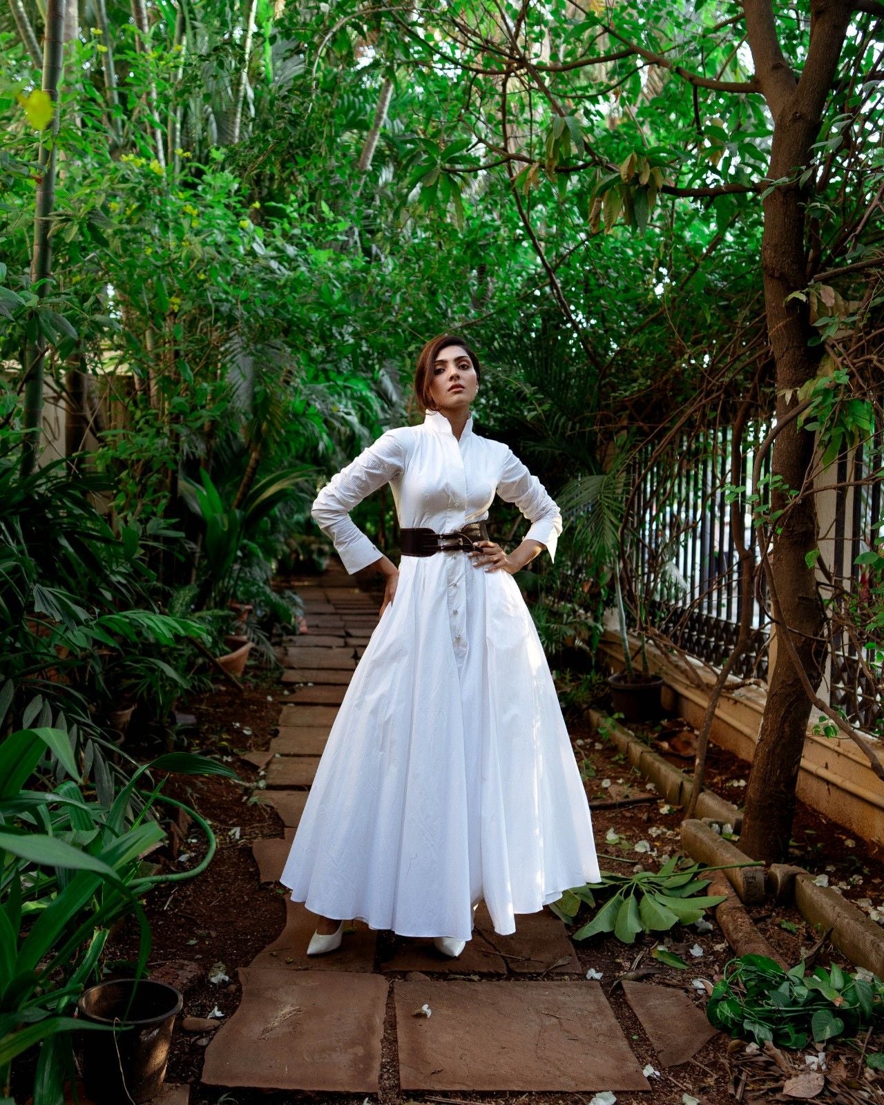 The Angrakha Dress White / Xs The Angrakha Dress White / Xs