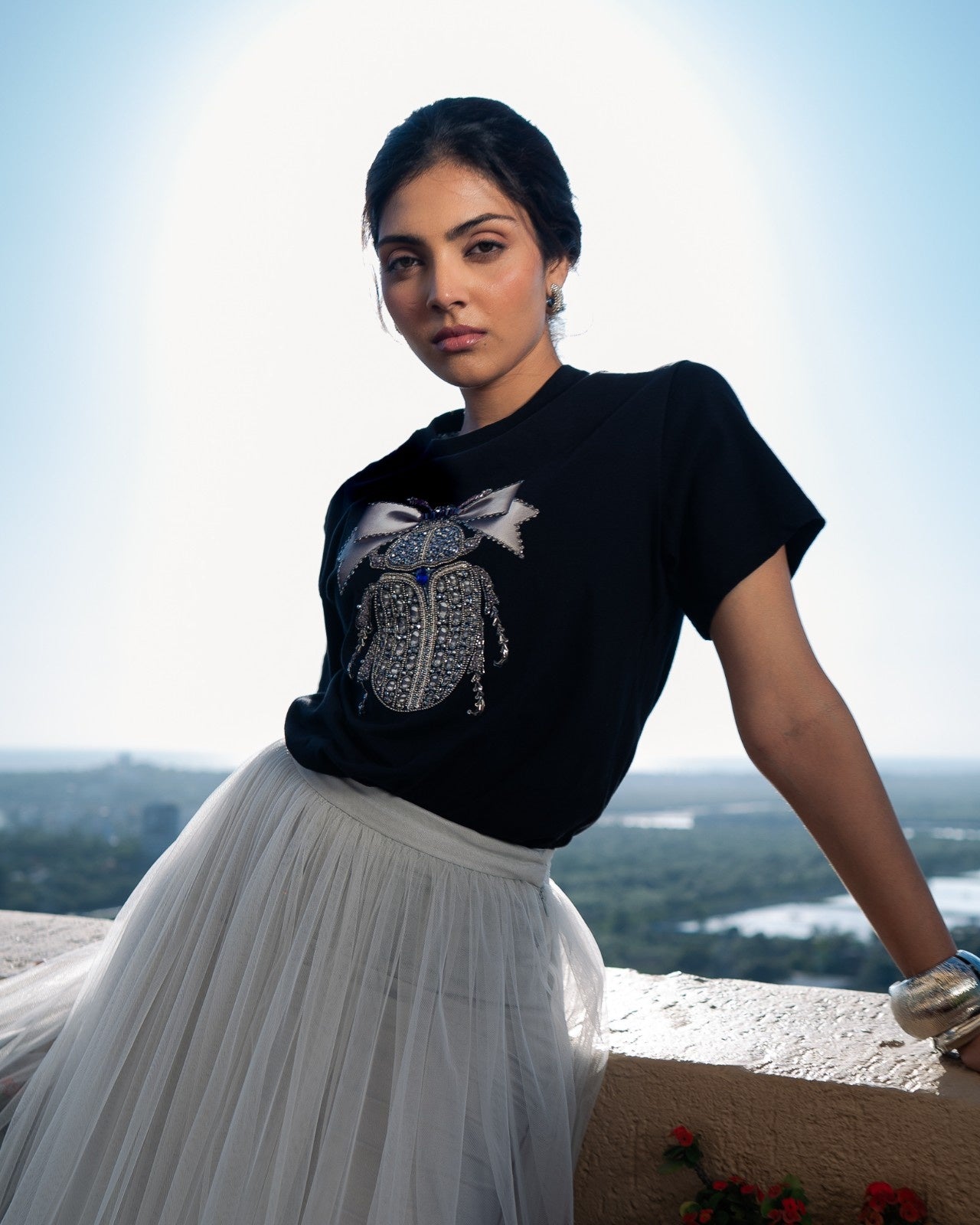 The Cosmic Beetle Tee - Duchess Kumari
